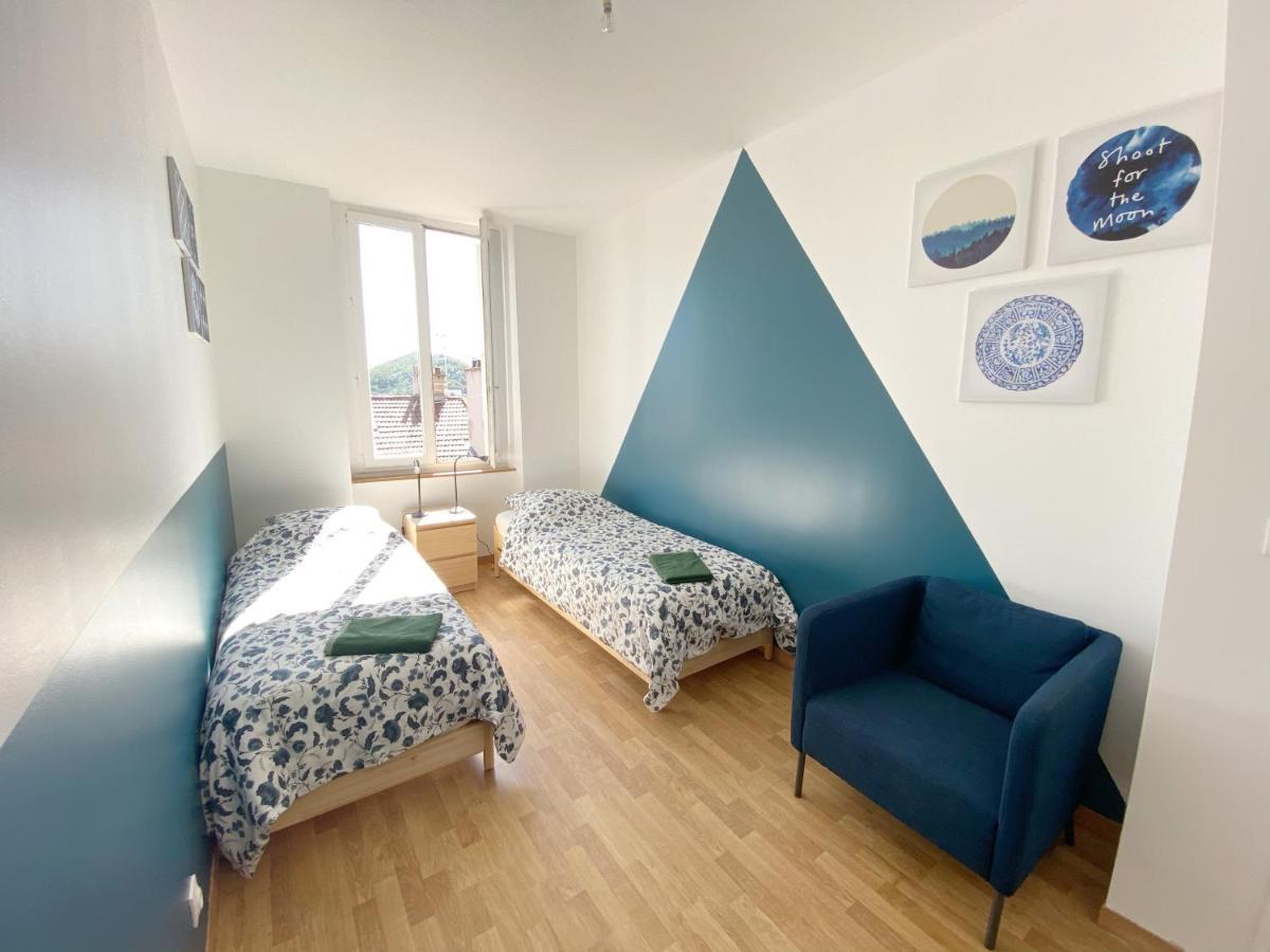22 Chic & Cosy Grand Appart 92M2 Parking Gratuit Hypercentre Netflix Saint-Etienne  Extérieur photo