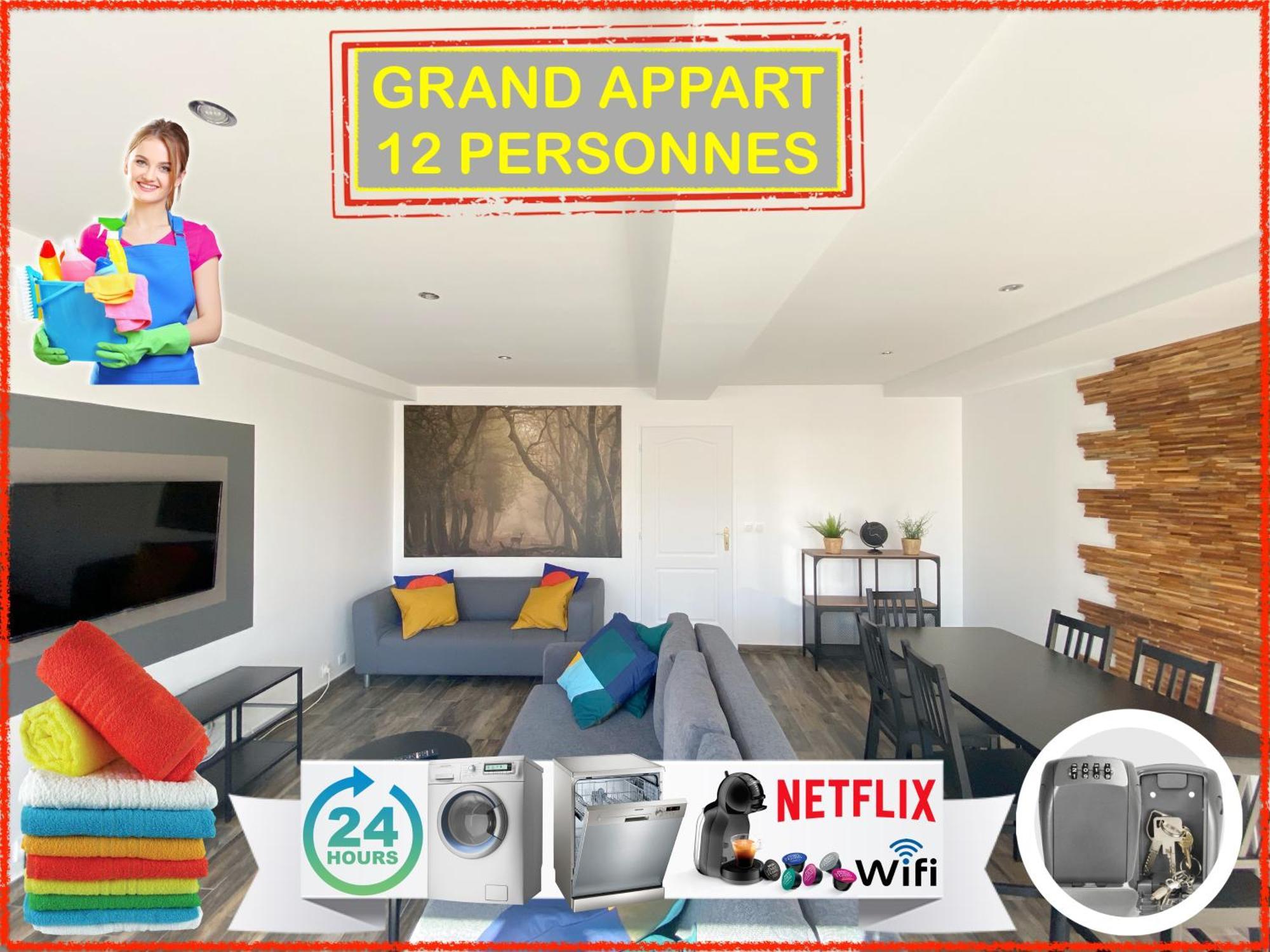 22 Chic & Cosy Grand Appart 92M2 Parking Gratuit Hypercentre Netflix Saint-Etienne  Extérieur photo